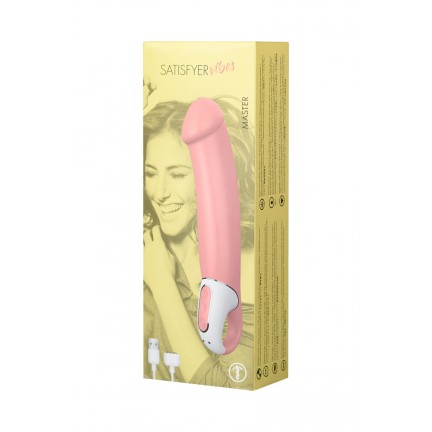 Классический вибратор Satisfyer Vibes Master телесного цвета