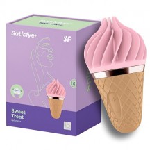 Вращающийся стимулятор Satisfyer Sweet Treat розовый